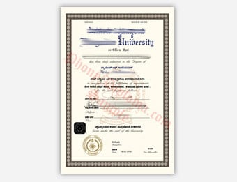 Bangalore University - Fake Diploma Sample from India